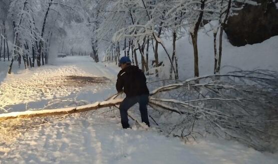 國網循化縣供電積極迎戰雨雪天氣全力護電網安全