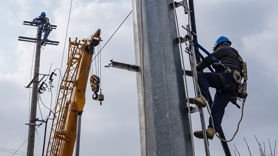 國網寧波市奉化區供電公司線路“上改下”助力奉化融入寧波都市圈