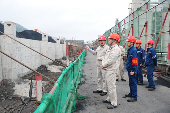 大唐淮北發電廠加強督導煤場重大技改項目