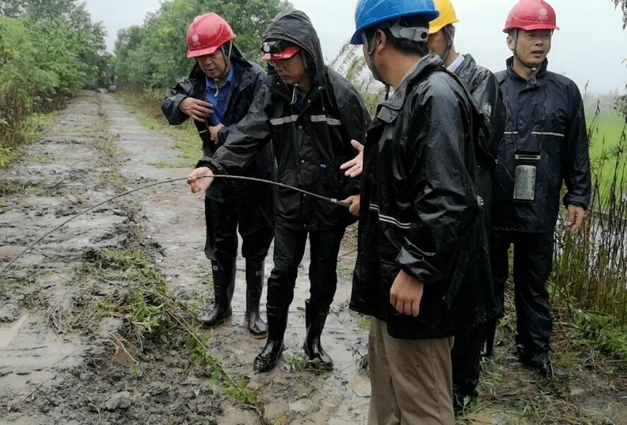 國網浙江寧波余姚市供電公司防御臺風“燦都” 紀檢監督靠前站位