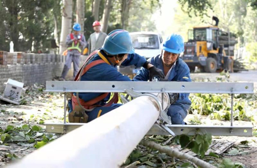 國家電網快速響應 做好山西防汛保電工作