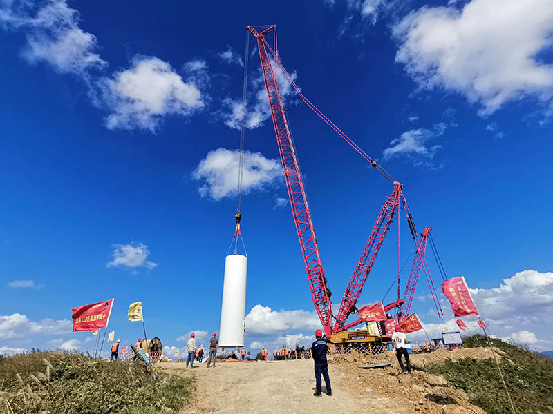 踐行央企擔當  助力鄉村振興——中國安能重慶武隆區四眼坪改擴建風電場施工項目側記