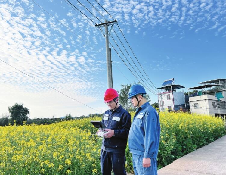 廣東梅州供電局：春風伴好電 鄉村煥新顏