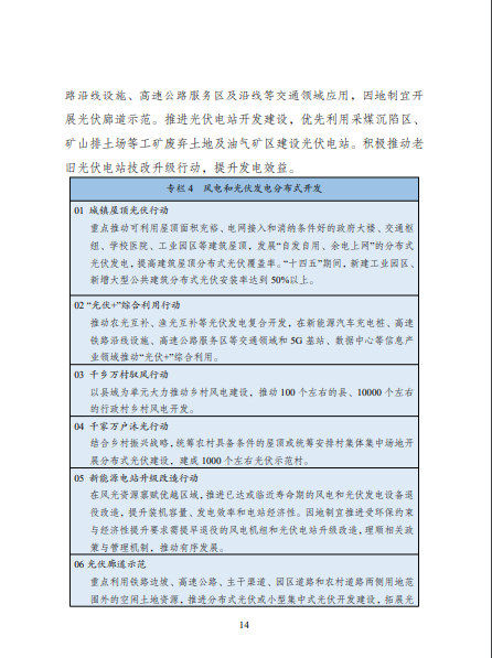 發改委、能源局等九部委聯合印發發布“十四五”可再生能源規劃！