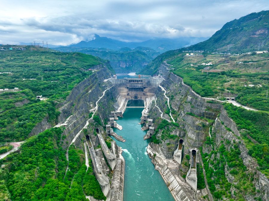 世界第四大水電站——溪洛渡水電站累計發電量突破5000億千瓦時