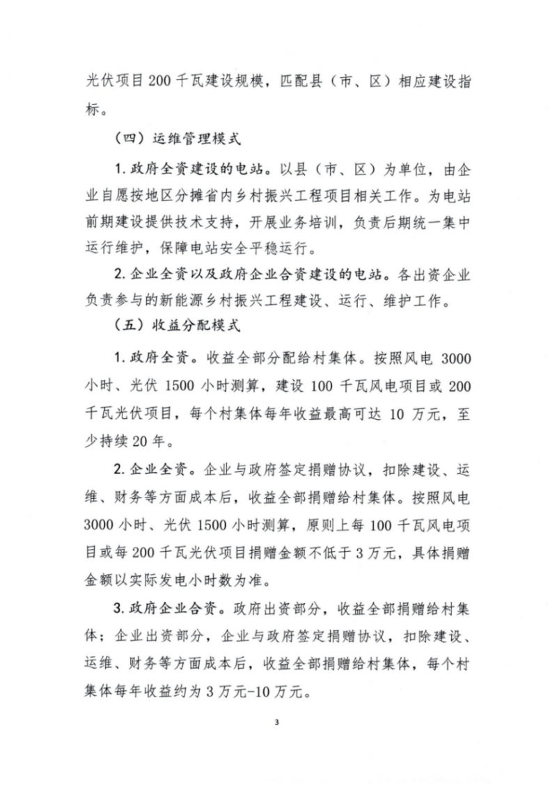 吉林省能源局發布全國首個出臺的省級“新能源+鄉村振興”方案！