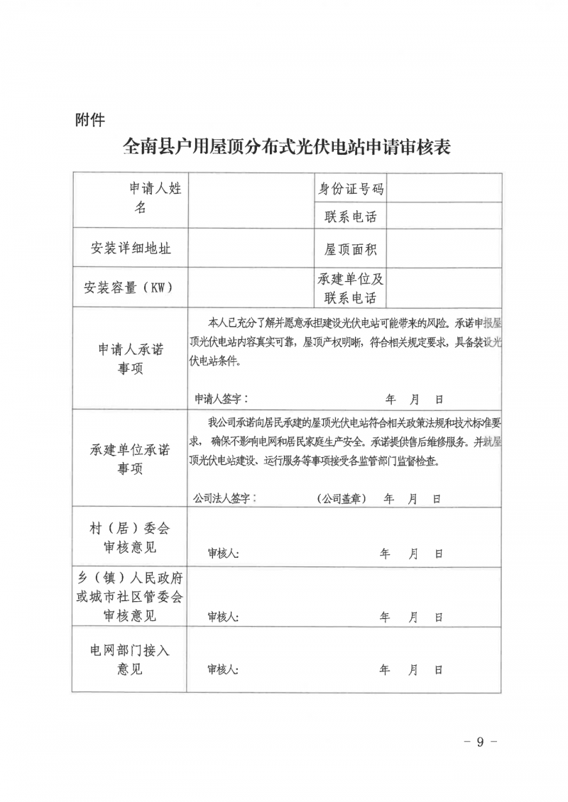 江西全南：不得利用光伏對群眾進行虛假宣傳、鼓動貸款，違規則納入失信企業黑名單！