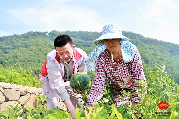 寧海電廠愛心認購西瓜助鄉村振興