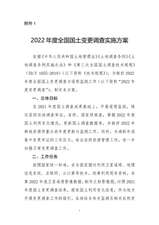 自然資源部：啟動2022年全國國土變更調查，梳理占用耕地情況