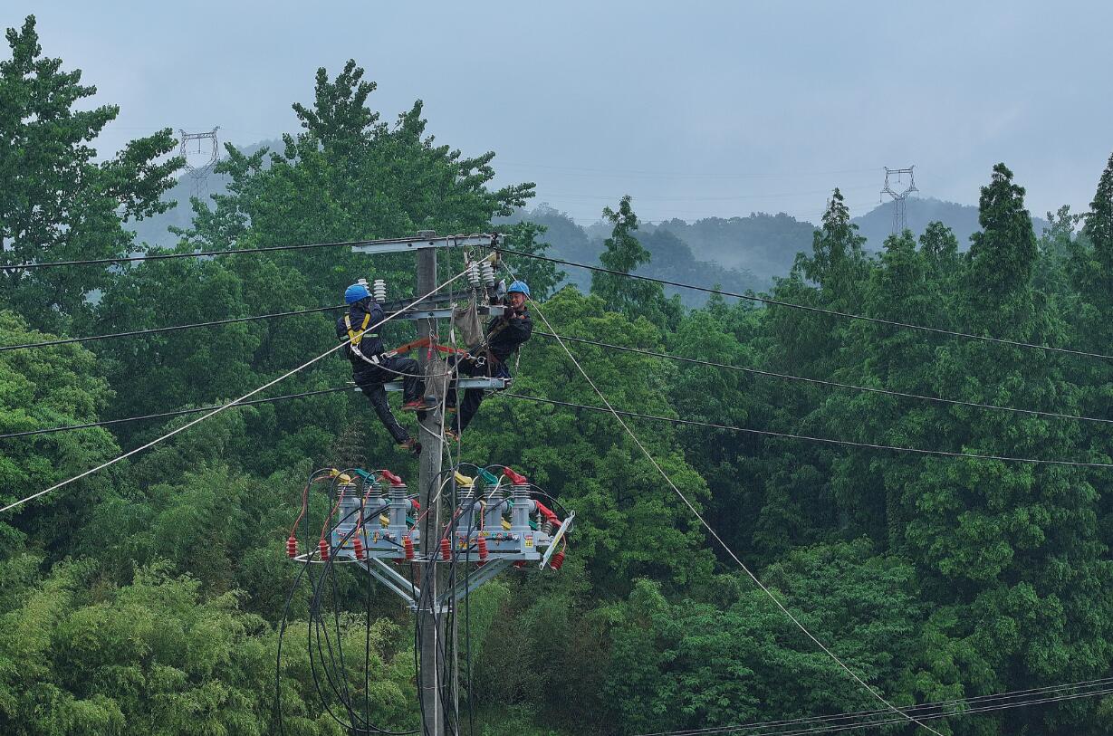 國網余姚市供電公司“風雨無憂”工程進尾聲 織牢織密防汛安全網