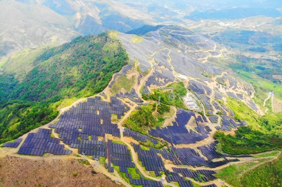 貴州望謨縣昂武和亭二期農業光伏電站項目全容量并網發電