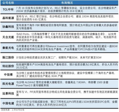 布局中東 新能源龍頭企業集體出海